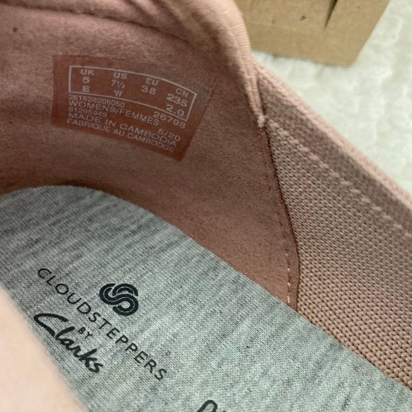 Clarks Cloudsteppers Carly Dream Sparkle Slip-On Sneaker/Loafer 7.5W NEW! - Picture 5 of 8